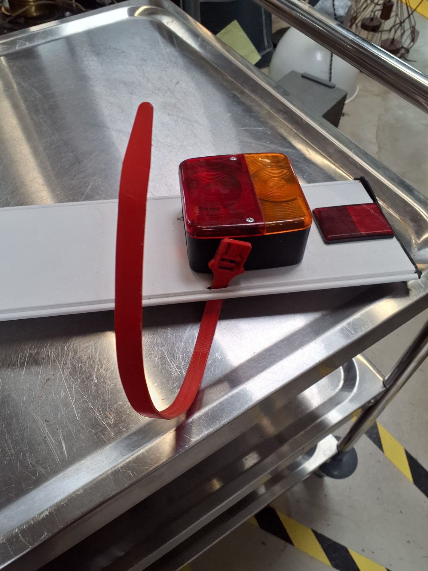 Nummerplade holder cykelstativ